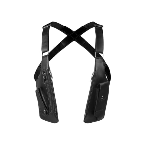 Bolso bandolera unisex tipo chaleco oculto para llevar teléfono de forma discreta 6