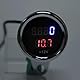BOROCO 2 in 1 Motorrad LED Digital Voltmeter Drehzahlmesser Messgerät Metall Kilometerzähler Tachometer