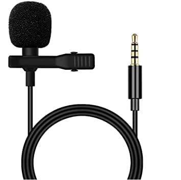 My Swara Lavalier Microphone with Omnidirectional Condenser with 1.5 m Cable for Mobile/Prof.Cameras/Computers Ideal for Content Creators | Youtubers | Vloggers | Home Videos (3.5 mm AUX)
