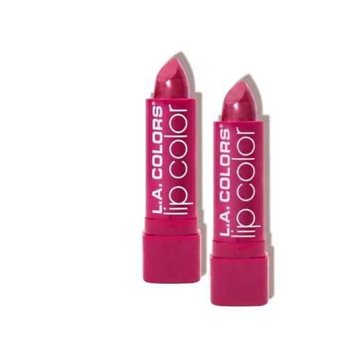 L.A. COLORS Moisture Rich Lip Color, Flower CML526 (Pack of 2)