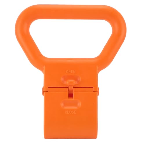 YedaHcy Kettlebell Grip Convert Dumbbells to Kettlebells Portable Handle for Indoor Outdoor Training Orange PP Material