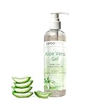 DMSOSTORE Aloe Vera Gel, 8 oz (227g), Alcohol-Free, Made From Purified Aloe Vera Inner Leaf, Soothing, Skin Moisturizing, Hydrating