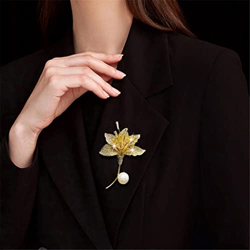 Broche bouquet et cadeau féminin chic pour célébrer une fête