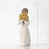 Willow Tree Warm Embrace, Surrounded by The Warmth of Family and Friends, A Gift to Celebrate Friendships, or Those who Love Flowers, Sculpted Hand-Painted Figure