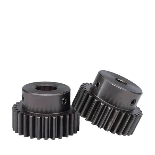 Engranaje recto 1.5M-28T en acero al carbono SC45 con paso de 4,71 mm