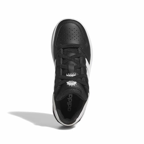 adidas Unisex-Kids Hoops Classic El C, Black/White/White, 2 by adidas - Used condition - US$35.41
