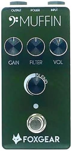 Foxgear Bass Muffin pédale de distorsion pour guitare basse électrique
