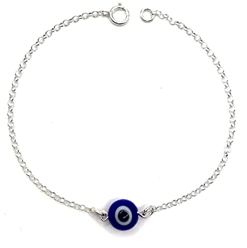 Ojo Turco Plata de Ley Pulsera