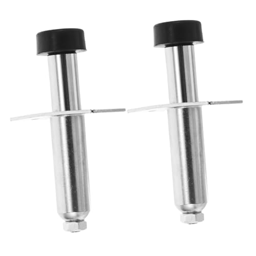 Gatuida 4 Juegos Cerradura Del Maletero Del Coche Resorte De La Tapa Del Maletero Parte Del Auto Repuestos De Cerradura De Puerta Pestillo Del Capó Del Coche Silver Metal 2 Piezas * 4