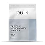 Bulk Creatine Monohydrate Powder 500g, Micronised Creatine Supplement for Strength, Power & Performance, Unflavoured Vegan, Easy to Dissolve, Boosting Supplement for Men & Women