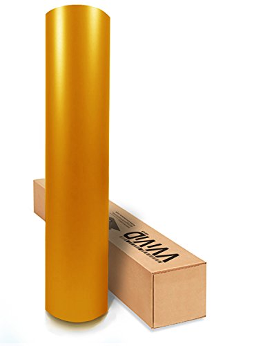 VViViD Matte Yellow 60 Inch x 1ft Car Wrap Vinyl Roll with Air Release 3MIL-VViViD8