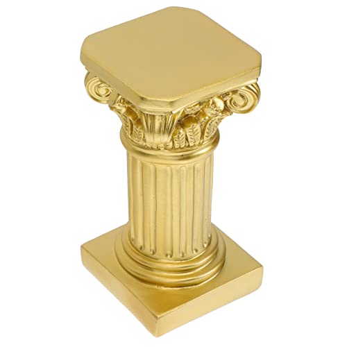 Ibasenice Roman Column Candle Holder Roman Pillars Greek Columns Mini Resin Decorations For Home Decoration Gold #TOP9