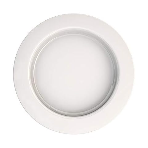 Ornamin Plate with Sloped Base Ø 27 cm White (Model 921) / Eating aid, Plate Guard, Non-Slip Plate Cover