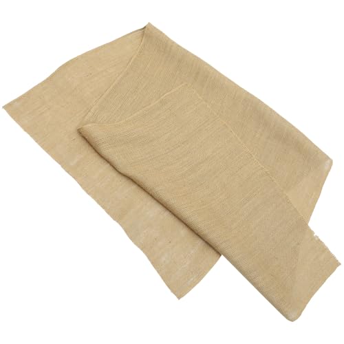 Genérico Tela de Lino Beige de 1m X 2m para Decoración y Manualidades, Accesorio de Artesanía Fácil de Almacenar Adecuado para Exhibir en Restaurantes