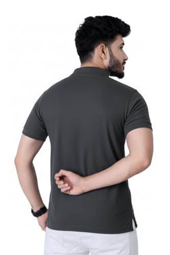 Image of Men's Premium Polo T-Shirt | Classic Collar | Smooth Finish | Half Sleeve Casual Wear (XS to 3XL)
