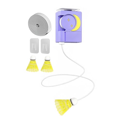 Entraîneur de badminton autonome à hauteur réglable et kit d'entraînement simple pour l'école