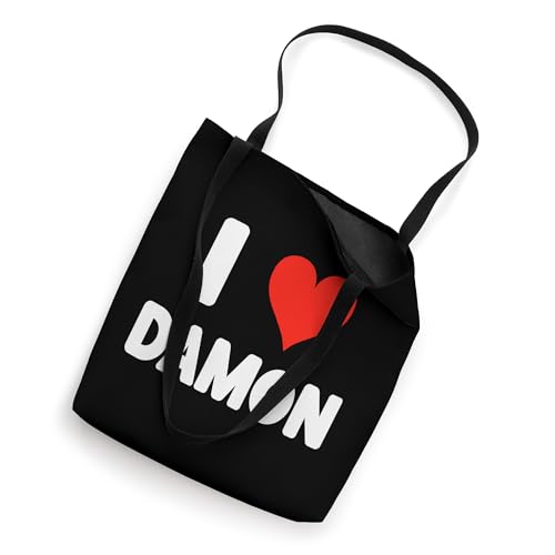 I Love Damon - Heart Tote Bag miniatura 2