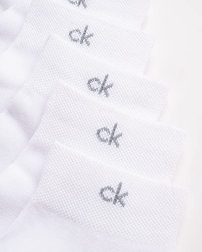 Image of Calvin Klein Quarter Socks for Women - 6 Pack Cushioned Ankle Socks - Quarter Cut, Breathable, Lightweight, Athletic Design