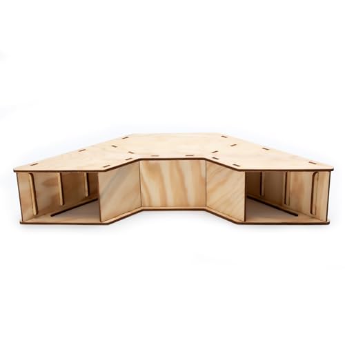 Hamster Tunnel Aus Holz Zum Beobachten, Watchbox Mit Kletterleiter, Spielzeug Für Zwerghamster, Rennmäuse, Mäuse Oder Ähnlich Große Haustiere, DIY