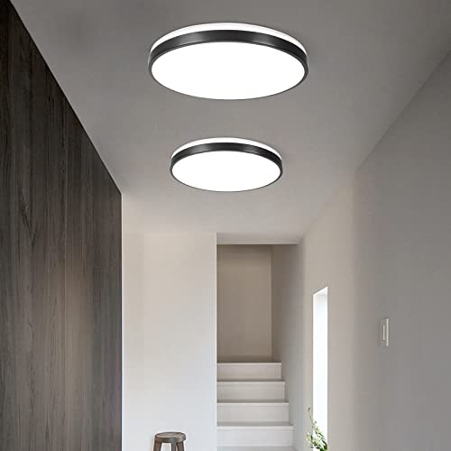 Horevo 24W Led Ceiling Lamp Black Flush Mount Ceiling Light Fixture With Bluetooth Speaker With Remote Control,Rgb Color Changing Light For Bedroom,Living Room,Bathroom,Kitchen. thumb #6