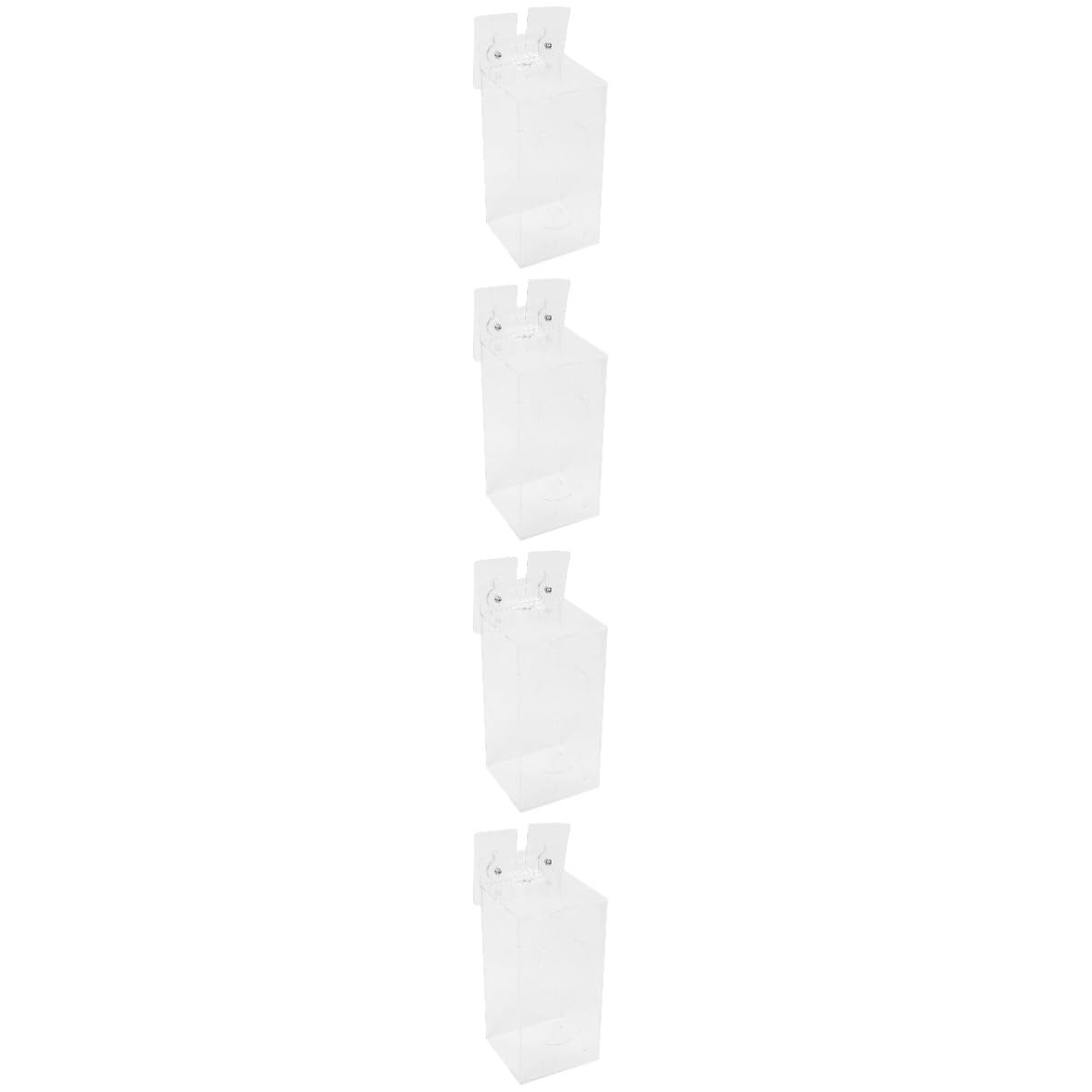 DOITOOL 4 Uds Caja De Almacenamiento De Guantes Estante Guantes Desechables Mitones Desechables De Látex Contenedor Soporte De Máscara Dispensador De Máscara Montaje