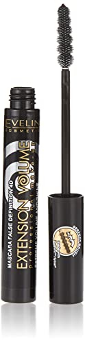 Image of Eveline EXTENSION VOLUME Mascara Extreme Volume & Shine False Definition 4D BLACK 10ml