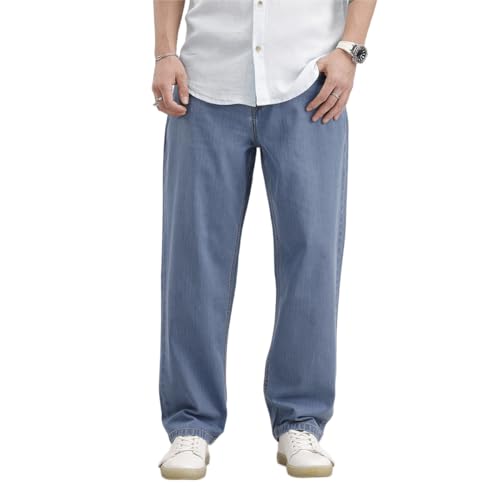 Image of WROGN Men's Pure Cotton Jeans | Solid | Loose Fit