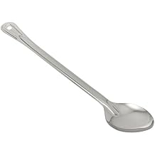 Winco Stainless Steel Basting Spoon, Solid, 18", 1.5mm