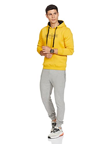 Image of Amazon Brand - Symbol Men's Cotton Blend Hooded Neck Regular Fit Sweatshirt