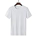 Produktbild Marico Herren Fitnessstudio Trainings-T-Shirt Schnelltrocknendes Oberteil Atmungsaktiv Wicking Fitness Kurzarm Eisseide Rundhals Laufendes T-Shirt Sommer Sport T-Shirt,A,L