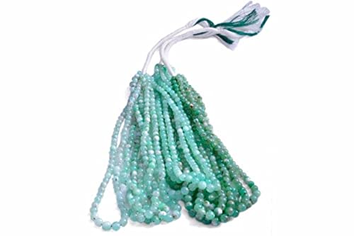 Perles de chrysoprase 5 mm à 6 mm sur fil pour fabriquer un cadeau personnalisé