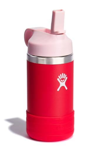 Image of Hydro Flask 12 Oz Kids Wide Mouth Straw Cap and Boot Goji