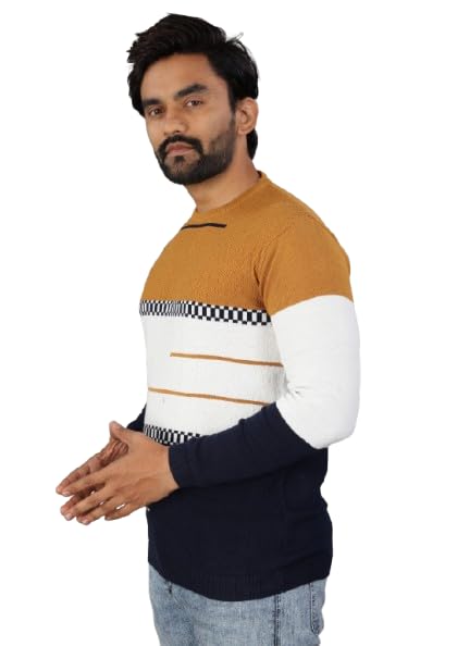 zetpex Man & Women’s Stylish Knitted Sweater | High Neck Winter Pullover for Women & Man | Soft Woolen Warm Sweater with Modern Pattern Design-picture-53