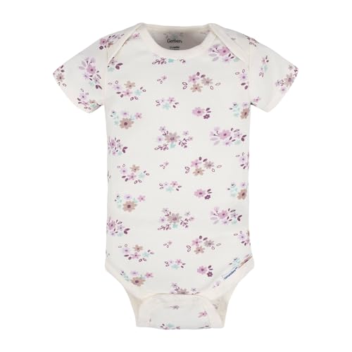 Image of Gerber Unisex Baby 5-Pack Short Sleeve Variety Onesies Bodysuits