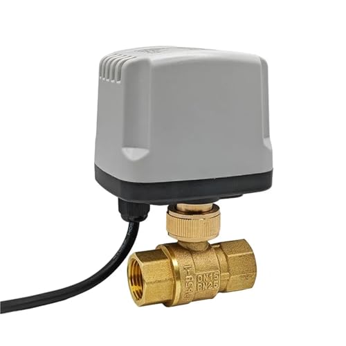 Vanne motorisée laiton 1" 110V CA à passage intégral CR02 IP65 - 4