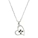 Lucky Charm 4-Leaf Clover Irish Good Luck Heart Pendant