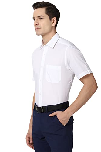 Image of Peter England Men's Cotton Solid Regular Fit Shirt