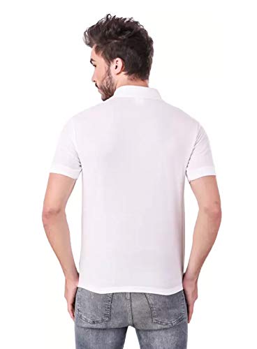 Image of KEOTI Poly Cotton(Mattey) Collar Neck Half Sleeves Tshirt for Men & Boys (Pack of 3), Plain-Regular Fit, Casual Wear, Polo Tees for Daily Use Stylish Comfortable Men's T-Shirt