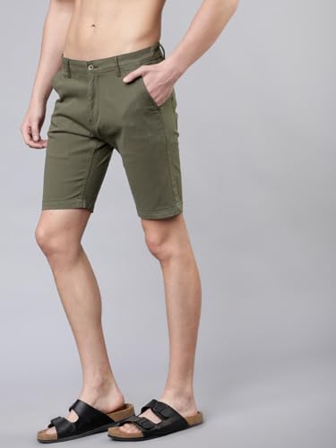 Image of Highlander Cotton Shorts for Men| Regular Fit |Chino Shorts |Shorts for Men Stylish | Mens Shorts