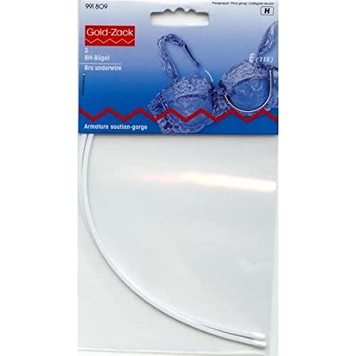 Prym 991809 Archetto per Reggiseno, Metallo, Bianco, 18.5 x 11.0 x 0.3 cm