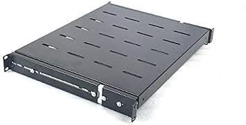 Sliding Rack Server Shelf 1U 19'' 4 Post Rack Mount-Adjustable 15''-22''