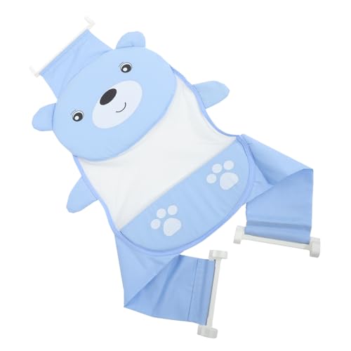 NOLITOY ベビーシャワー網 幼児用シャワーメッシュ 幼児用バスシート ベビーバスチェア ベビーバスシート 新生児シート スト 保持入浴者 バスシートサポートネット コットン Yellow