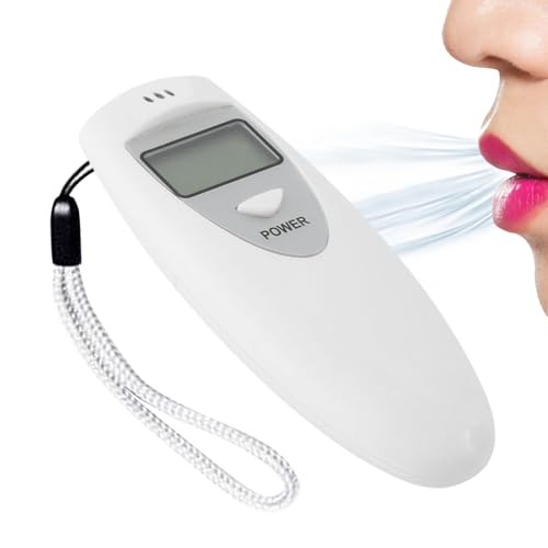 Generico Personal Breathalyzer, BAC Alcohol Tester, 10x4.5x2cm/3.94x1.77x0.79 Inches Digital Alcohol Detector, High-Accuracy Sensor, Portable Pocket Design, Rechargeable/Battery
