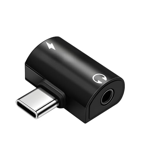 2in1 �^�C�vC �C���z���ϊ��A�_�v�^ 3.5mm �C���z���W���b�N �ϊ� TypeC �yPD 60W�}���[�d���Ȃ���C���z���^�C�vc�z USB-C to 3.5mm Type-C �ϊ� ���ʒ��� 24bit/96khz�𓋍� DAC�`�b�v���� For 