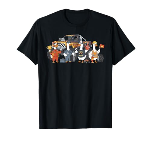 Monster Truck Goose Funny Racing Retro Stadium Event T-Shirt