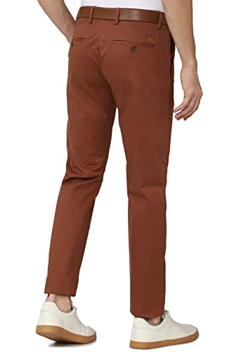 Image of Peter England Men Slim Casual Pants
