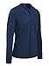 Bulwark Flame Resistant Long Sleeve Tagless Henley Shirt, Navy, X-Large