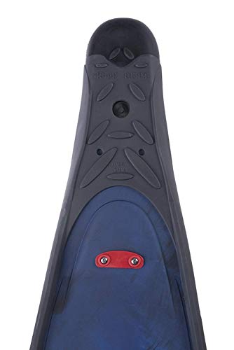 Seac Motus Italian Design Long Blade Fin For Spearfishing And Freediving Fins, Blue Camo - 6.5-7 | 39/40 #TOP6