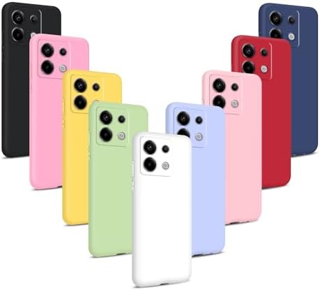 Cover Per Xiaomi Redmi Note 13 Pro 4G - Custodia In Silicone Morbido Antiurto Con Bordo 493412