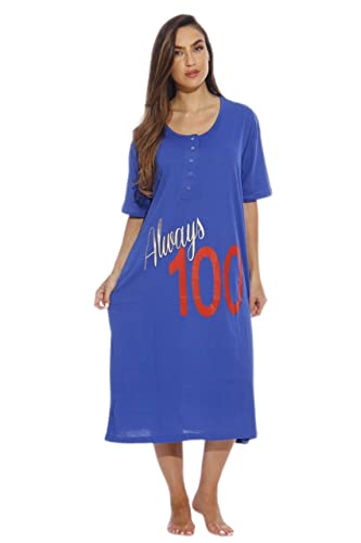 Dreamcrest Short Sleeve Nightgown/Sleep Dress for Women/Sleepwear